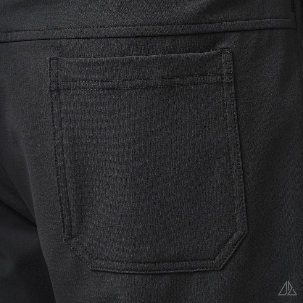 Quần Jogger Dù D2SHOP túi Zip hông, vải dù co giãn JG-5010