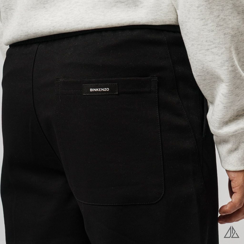 Quần Jogger Thun D2SHOP BKZ vải dệt vân chéo co giãn JG-88756