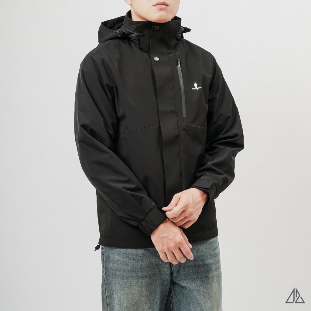 Áo Khoác Nam D2SHOP ATTRACTION nón trùm xếp gọn, vải dù K-32551