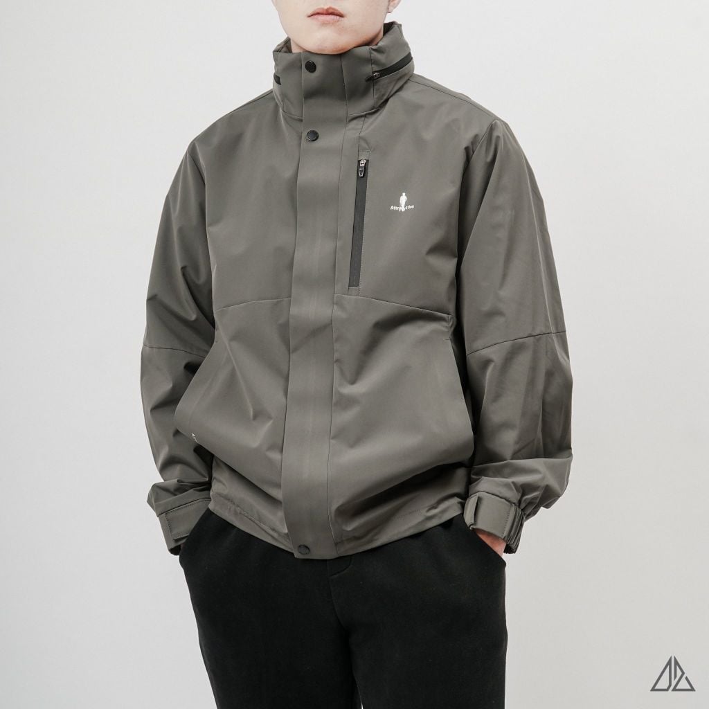 Áo Khoác Nam D2SHOP ATTRACTION nón trùm xếp gọn, vải dù K-32551