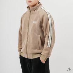 Áo Khoác Nam D2SHOP MOOD phối viền sọc, vải nhung tăm K-6609