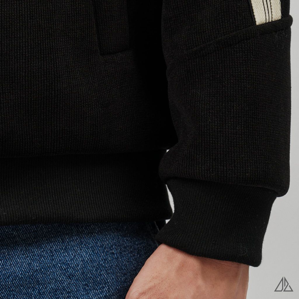 Áo Khoác Nam D2SHOP MOOD phối viền sọc, vải nhung tăm K-6609