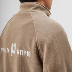 Áo khoác nhung cổ đứng lót nhung thêu P K-6611