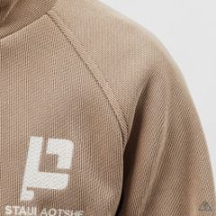 Áo khoác nhung cổ đứng lót nhung thêu P K-6611