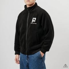 Áo khoác nhung cổ đứng lót nhung thêu P K-6611