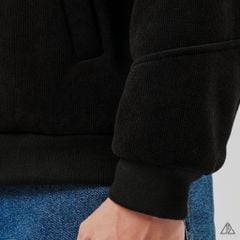 Áo khoác nhung cổ đứng lót nhung thêu P K-6611