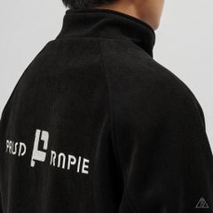 Áo khoác nhung cổ đứng lót nhung thêu P K-6611