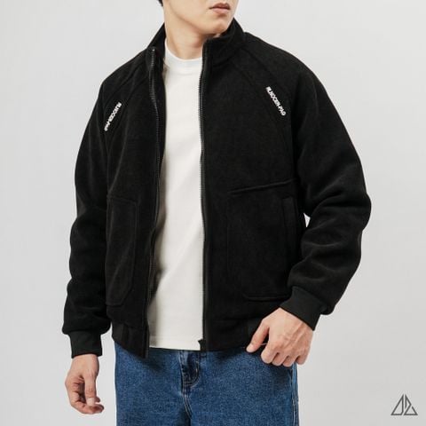 Áo Khoác Nam D2SHOP thêu chữ PAG, vải nhung tắm chần bông K-6612