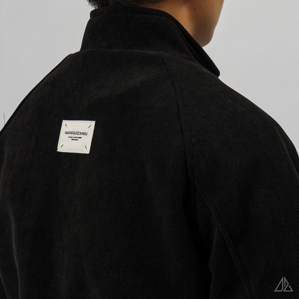 Áo Khoác Nam D2SHOP thêu chữ PAG, vải nhung tắm chần bông K-6612