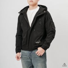 Áo Khoác Gió Nam D2SHOP phối túi zip ngực K-6815