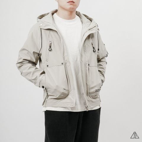 Áo Khoác Gió Nam D2SHOP phối túi zip ngực K-6815