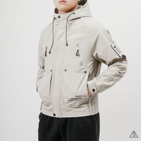 Áo Khoác Gió Nam D2SHOP phối túi zip ngực K-6815