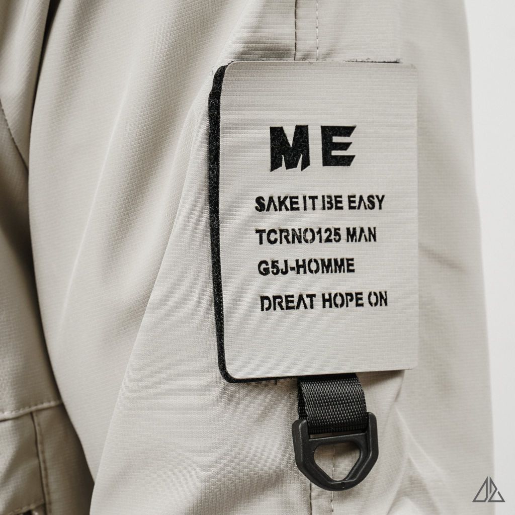 Áo Khoác Gió Nam D2SHOP phối túi zip ngực K-6815