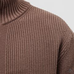 Áo Khoác Cardigan Len Nam D2SHOP Zip kéo cổ dứng, vải len dệt gân K-6853