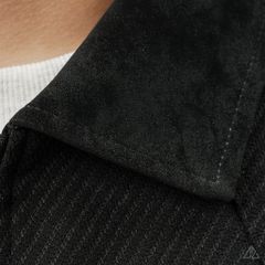 Áo Khoác Nam D2SHOP phối cổ da, vải dạ K-8907