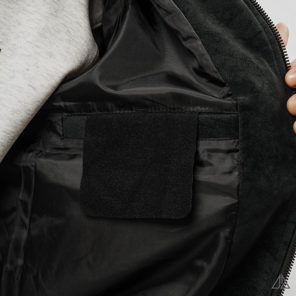 Áo Khoác Nam D2SHOP phối cổ da, vải dạ K-8907