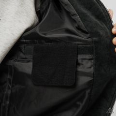 Áo Khoác Nam D2SHOP phối cổ da, vải dạ K-8907