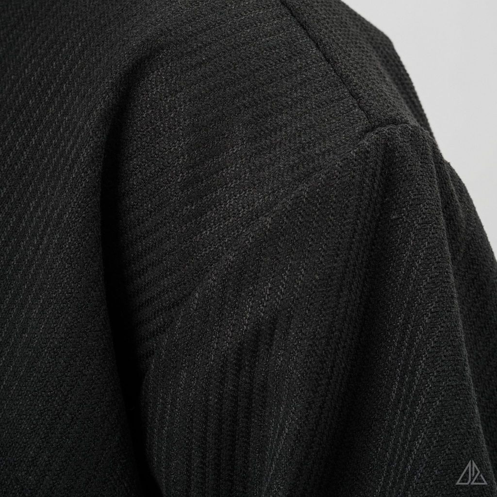 Áo Khoác Nam D2SHOP phối cổ da, vải dạ K-8907