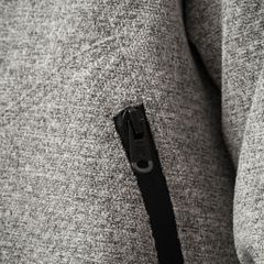 Áo Khoác Nam D2SHOP phối cổ da, vải dạ K-8907