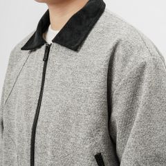 Áo Khoác Nam D2SHOP phối cổ da, vải dạ K-8907