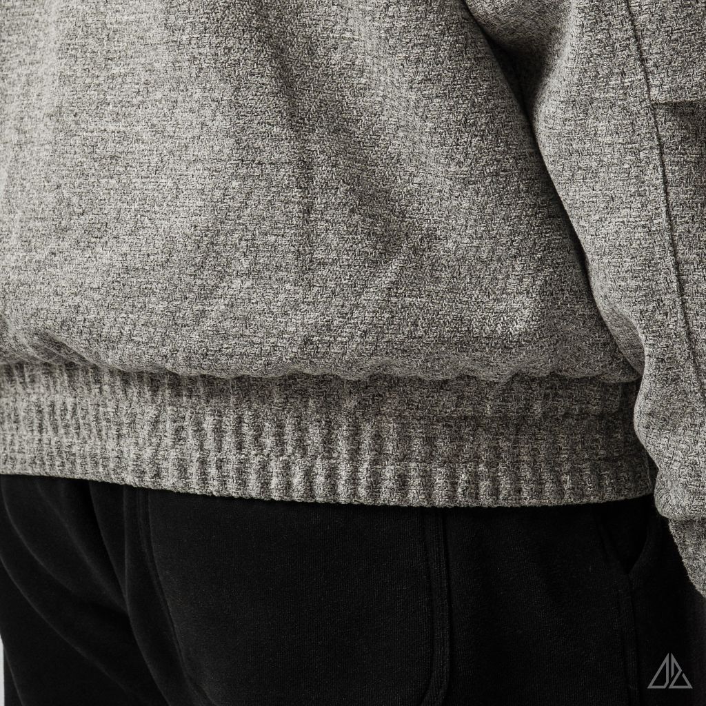 Áo Khoác Nam D2SHOP phối cổ da, vải dạ K-8907