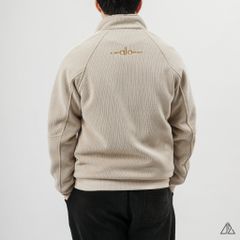 Áo Khoác Nam D2SHOP ALO phối sọc tay, vải nhung lót lông K-9803