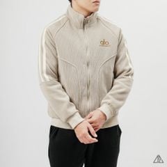 Áo Khoác Nam D2SHOP ALO phối sọc tay, vải nhung lót lông K-9803