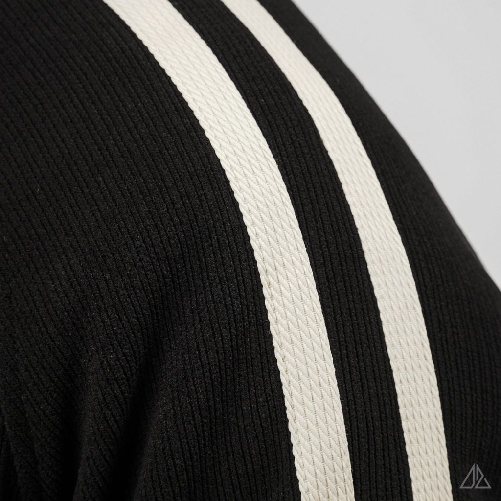 Áo Khoác Nam D2SHOP ALO phối sọc tay, vải nhung lót lông K-9803