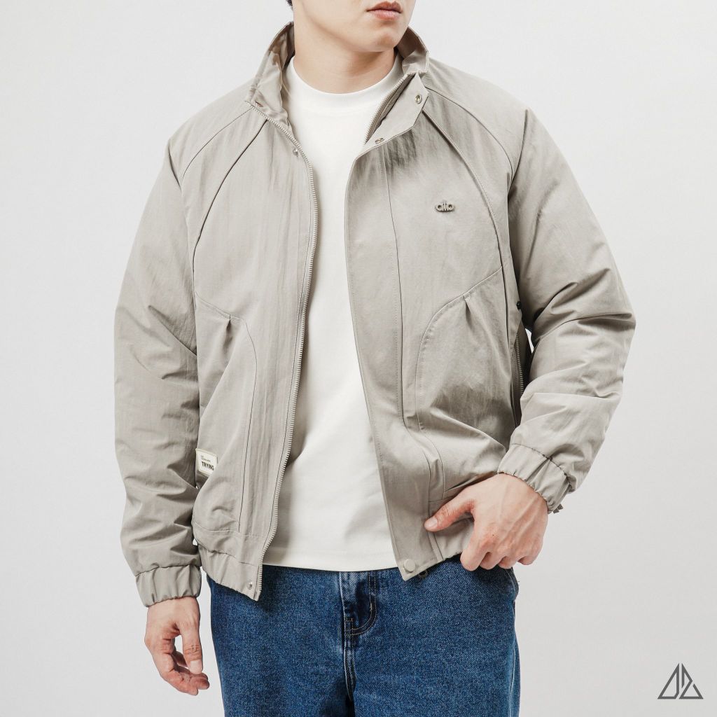 Áo Khoác Gió Nam D2SHOP ALO cổ đứng, vải dù chân bông K-9806