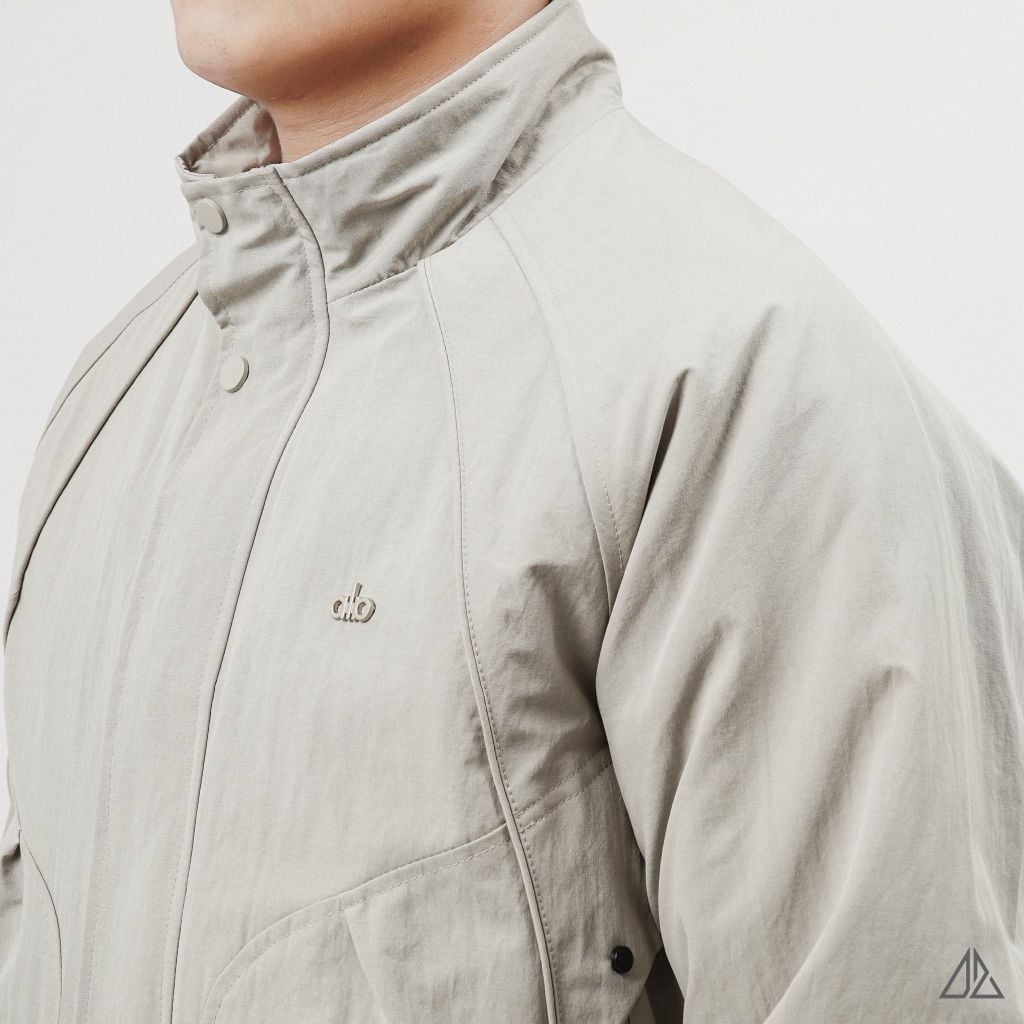 Áo Khoác Gió Nam D2SHOP ALO cổ đứng, vải dù chân bông K-9806