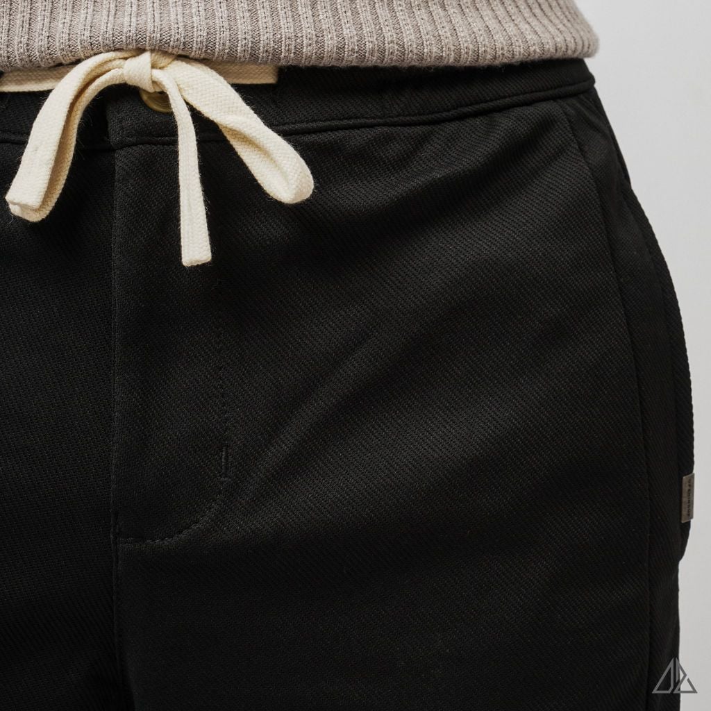 Quần Short Nam D2SHOP đai chun dây rút, vải dệt vân nổi cao cấp