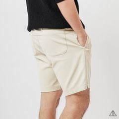 Quần Short Nam D2SHOP đai chun dây rút, vải dệt vân nổi cao cấp