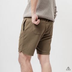 Quần Short Nam D2SHOP đai chun dây rút, vải dệt vân nổi cao cấp