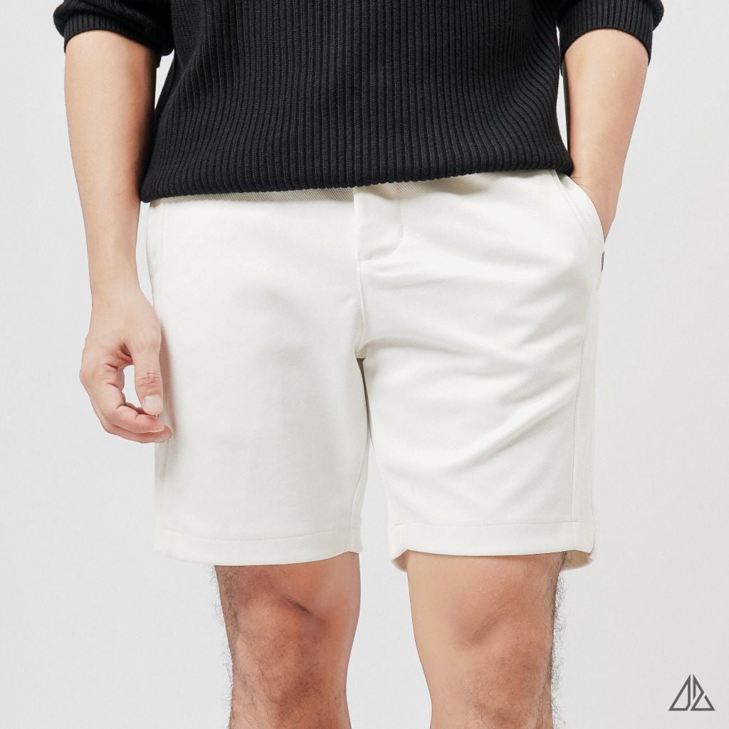 Quần Short Nam D2SHOP đai chun dây rút, vải dệt vân nổi cao cấp