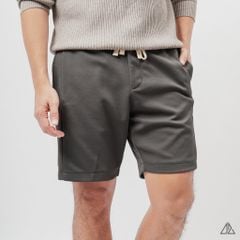 Quần Short Nam D2SHOP đai chun dây rút, vải dệt vân nổi cao cấp