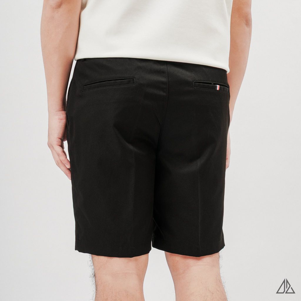 Quần Short Kaki Nam D2SHOP lưng chun, vải dệt Texture L-HKT87