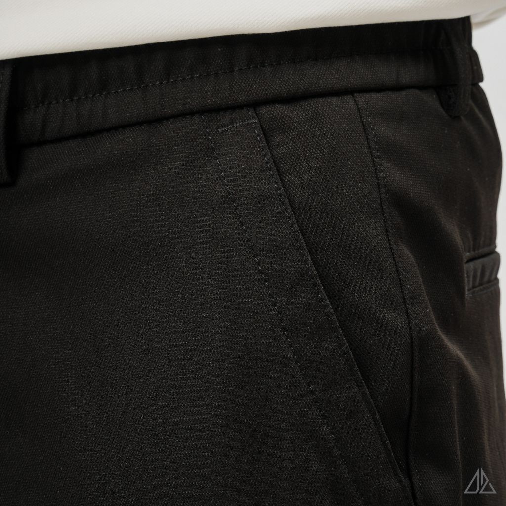 Quần Short Kaki Nam D2SHOP lưng chun, vải dệt Texture L-HKT87