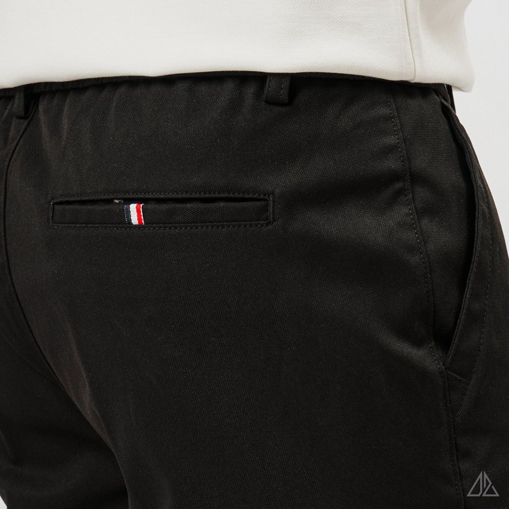 Quần Short Kaki Nam D2SHOP lưng chun, vải dệt Texture L-HKT87