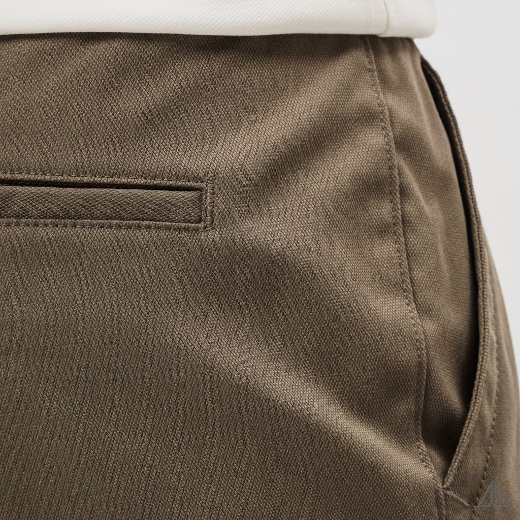 Quần Short Kaki Nam D2SHOP lưng chun, vải dệt Texture L-HKT87