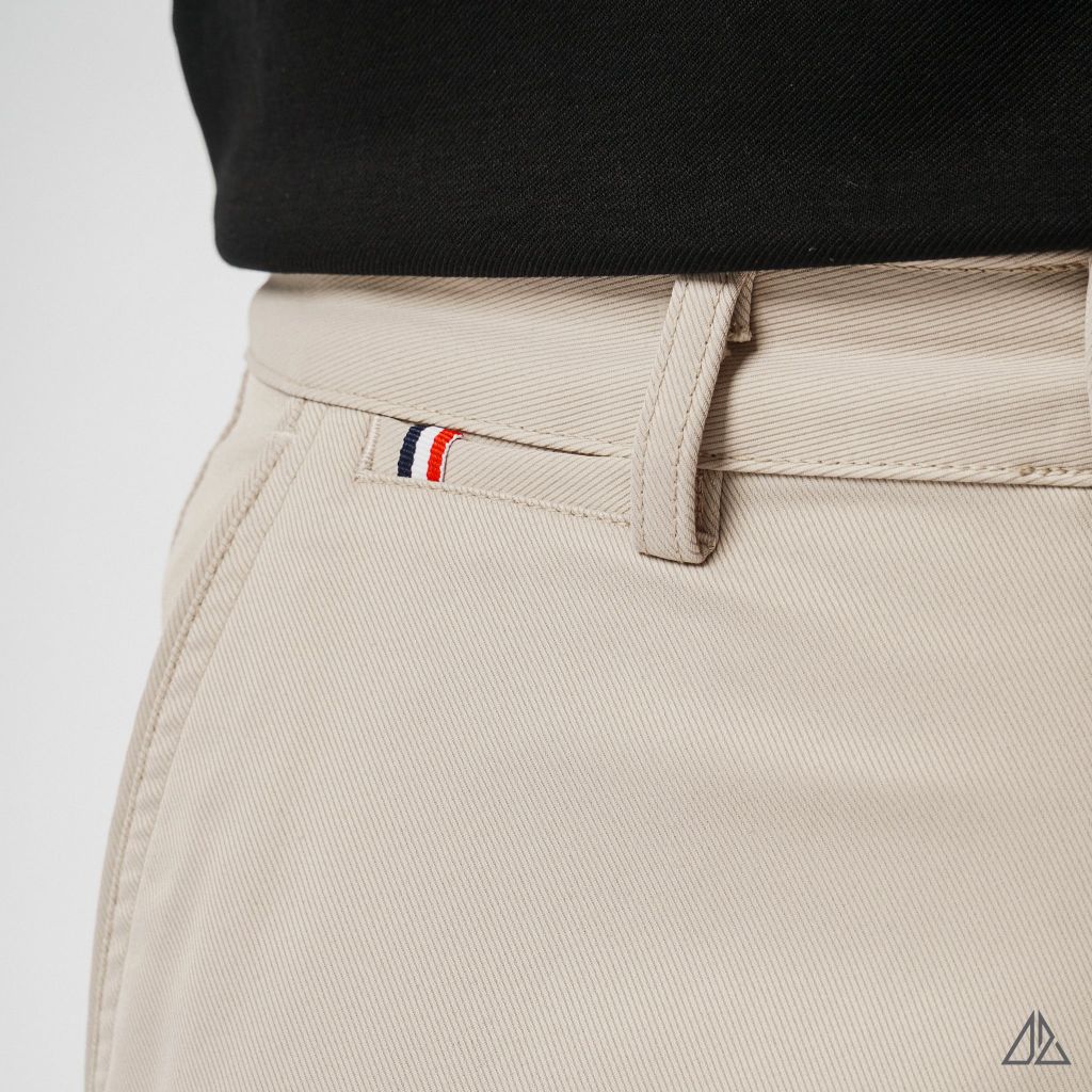 Quần Short Kaki D2SHOP vải Twill dệt vân chéo L-TH079