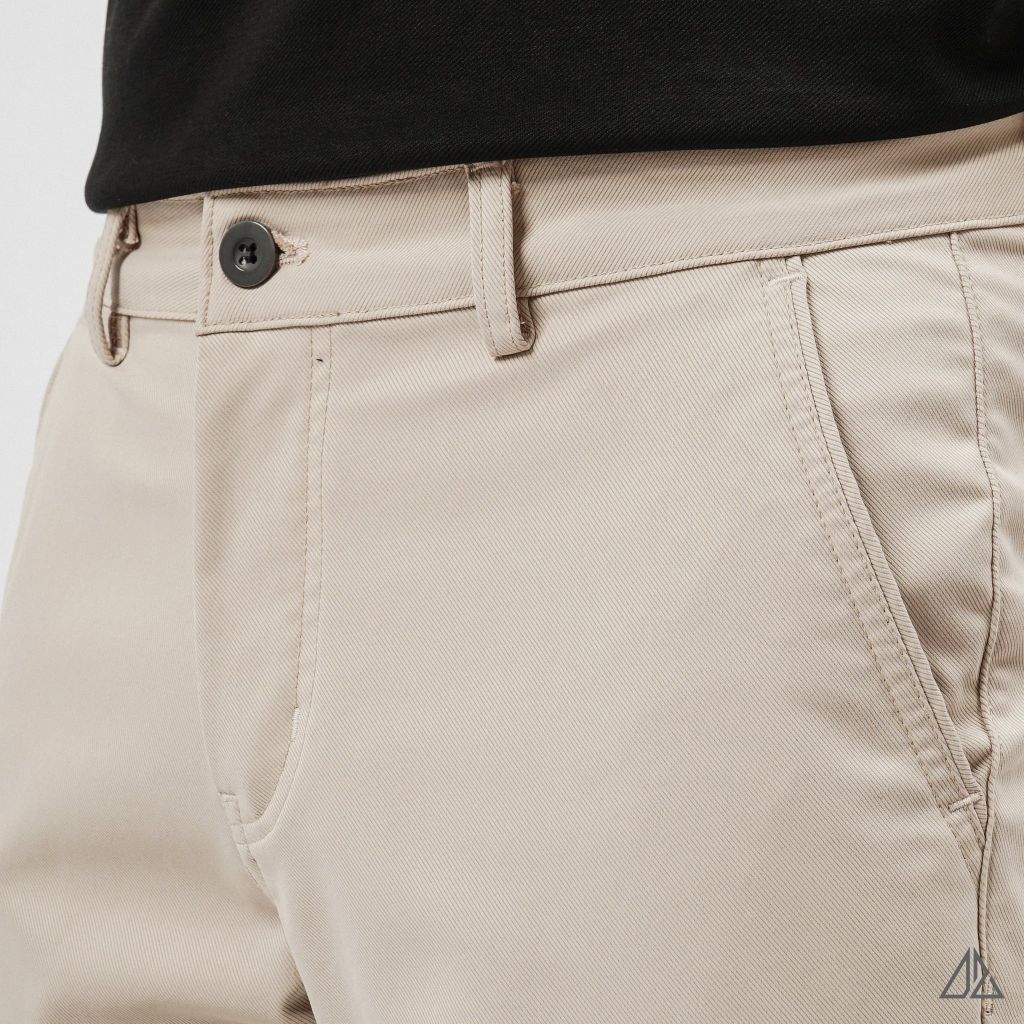 Quần Short Kaki D2SHOP vải Twill dệt vân chéo L-TH079