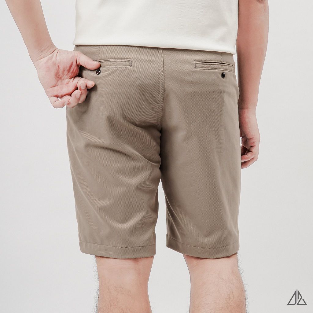 Quần Short Kaki D2SHOP vải Twill dệt vân chéo L-TH079