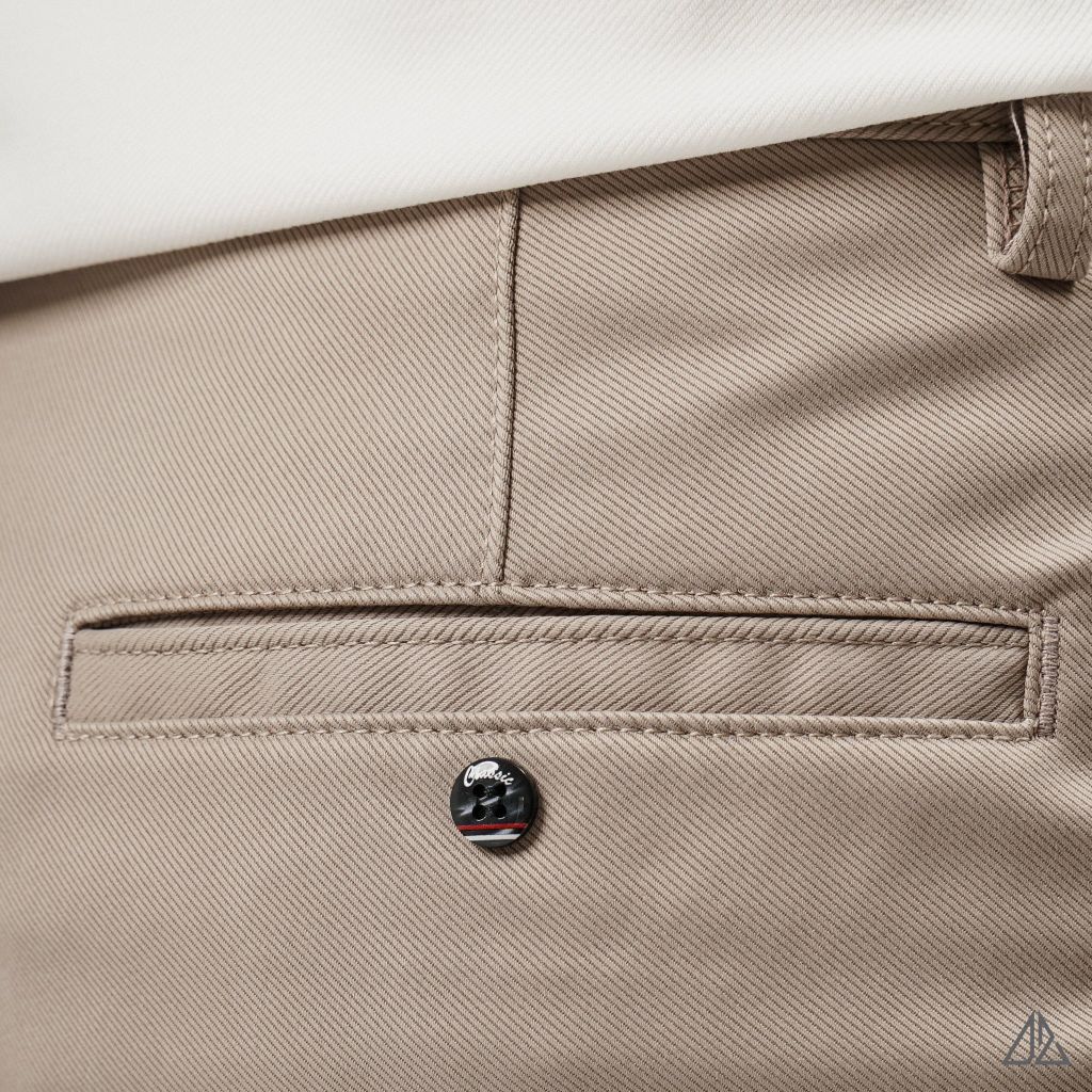 Quần Short Kaki D2SHOP vải Twill dệt vân chéo L-TH079