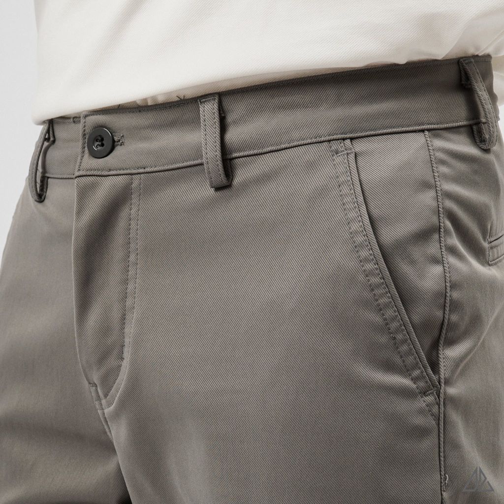 Quần Short Kaki D2SHOP vải Twill dệt vân chéo L-TH079