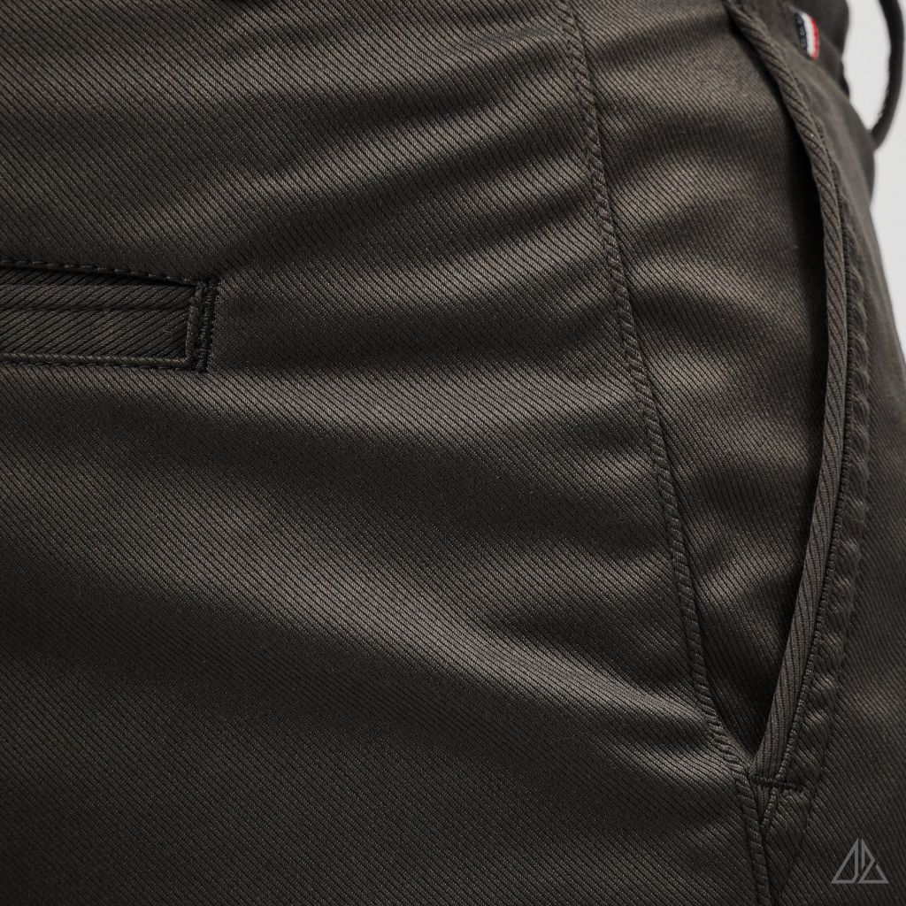 Quần Short Kaki D2SHOP vải Twill dệt vân chéo L-TH079