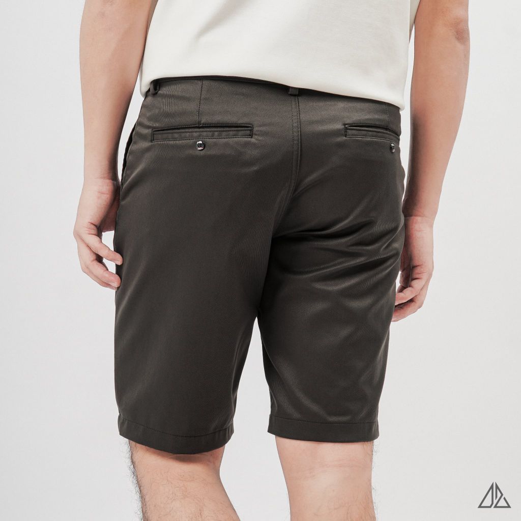 Quần Short Kaki D2SHOP vải Twill dệt vân chéo L-TH079