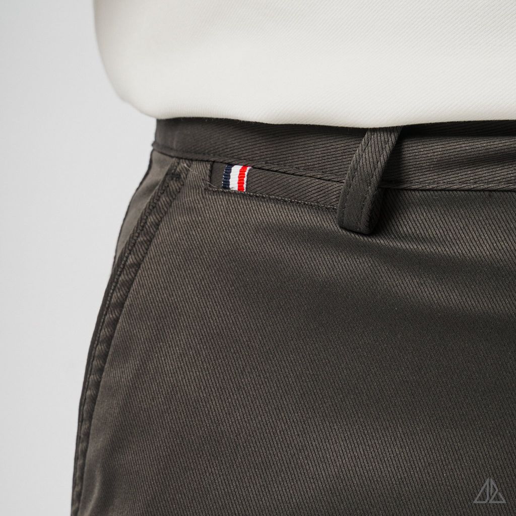 Quần Short Kaki D2SHOP vải Twill dệt vân chéo L-TH079