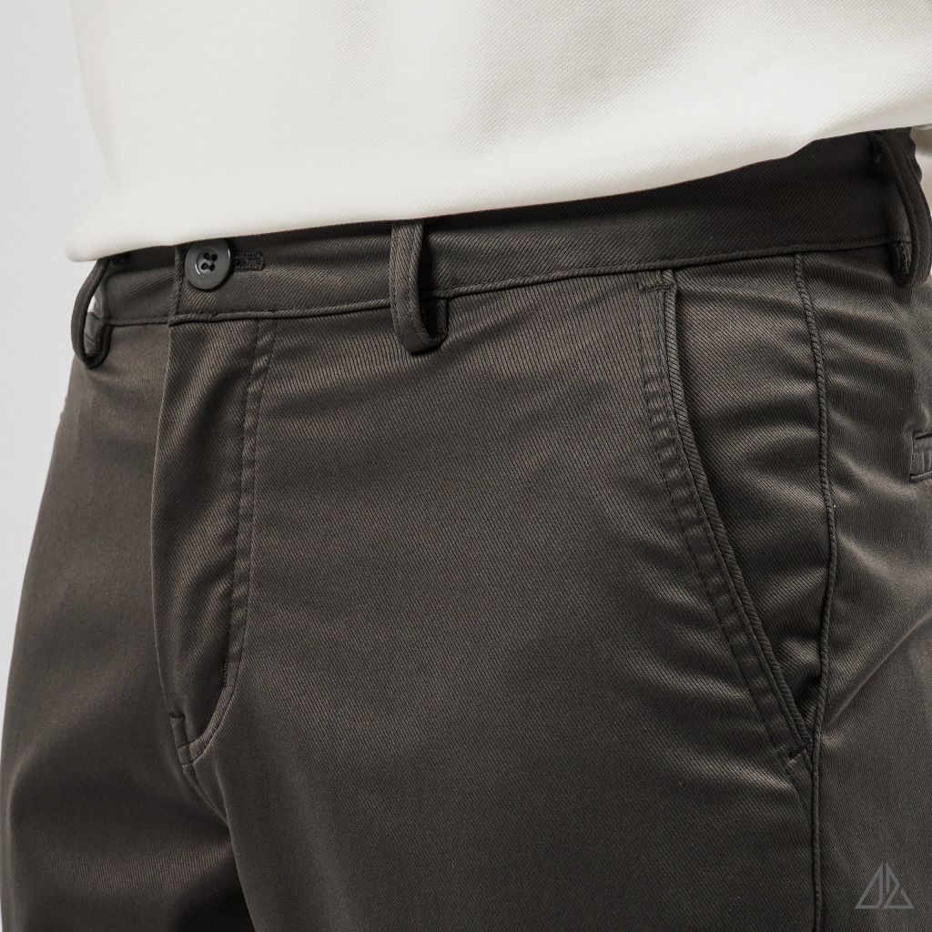 Quần Short Kaki D2SHOP vải Twill dệt vân chéo L-TH079