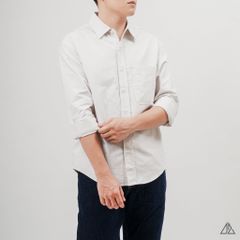 Áo sơ mi nam dài tay D2SHOP kẻ sọc, chất liệu Oxford cao cấp, form Regular SM-2411
