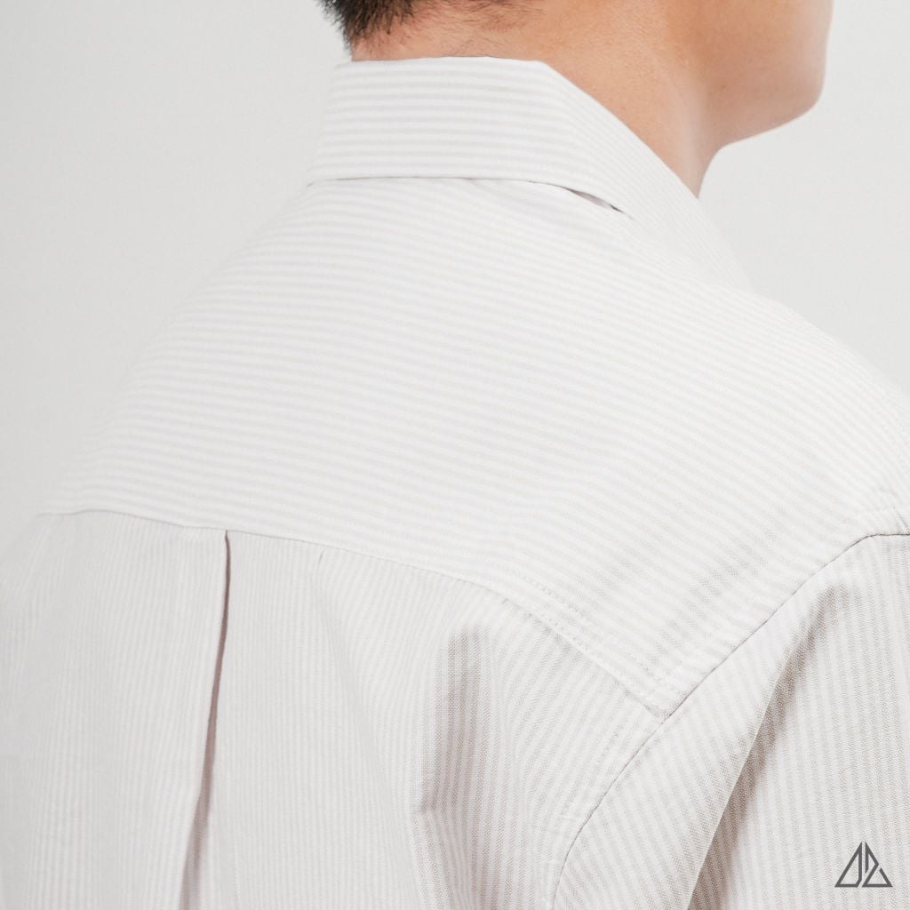 Áo sơ mi nam dài tay D2SHOP kẻ sọc, chất liệu Oxford cao cấp, form Regular SM-2411